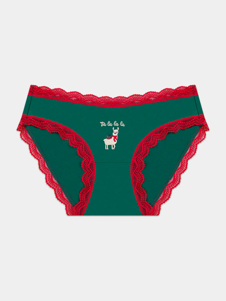Stripe & Stare Original Knicker - Falalala Llama