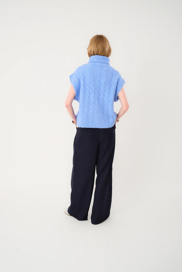 Lollys Laundry Fresno Blue Knitted Vest