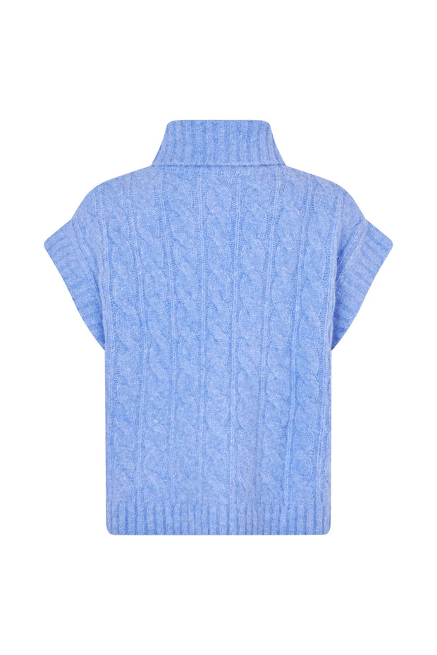 Lollys Laundry Fresno Blue Knitted Vest