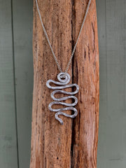 Hammered Snake Necklaces