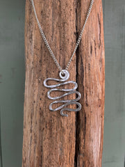 Hammered Snake Necklaces