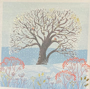 The Art File Christmas Wallet - Snowy Landscape