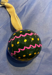 My Doris Painted Mini Round Bauble Decorations