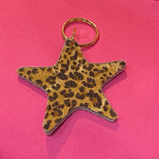 Leather Keyrings - Stars