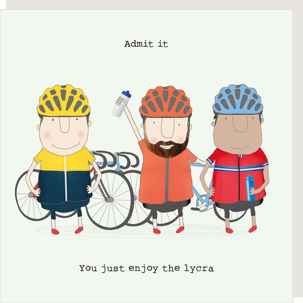 Rosie Made A Thing You Just Enjoy The Lycra Card