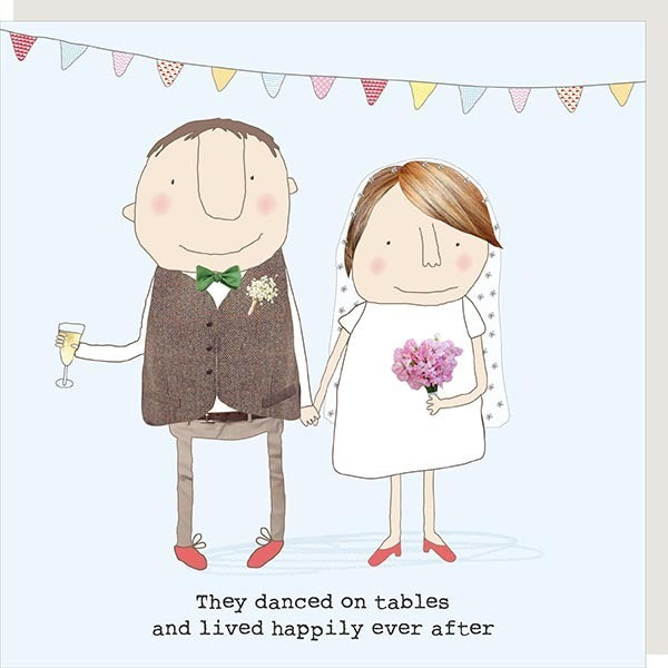 Rosie Made A Thing Dancing on the Tables Wedding Card