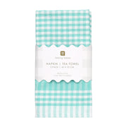 Gingham Fabric Napkins/Tea Towels - Sets of 2