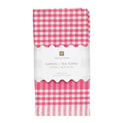 Gingham Fabric Napkins/Tea Towels - Sets of 2