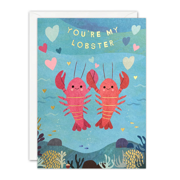 James Ellis Valentines Lobster Card