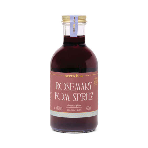 Here's How Cocktail Mixer - Rosemary Pom Spritz