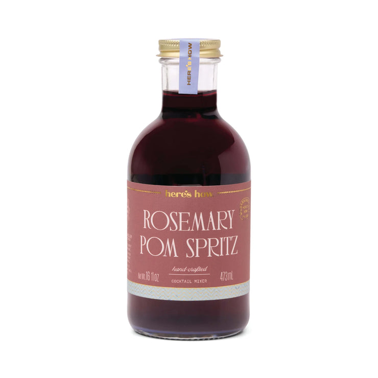 Here's How Cocktail Mixer - Rosemary Pom Spritz