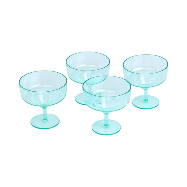 Here's How Rue Margarita Plastic Glasses - Set of 4