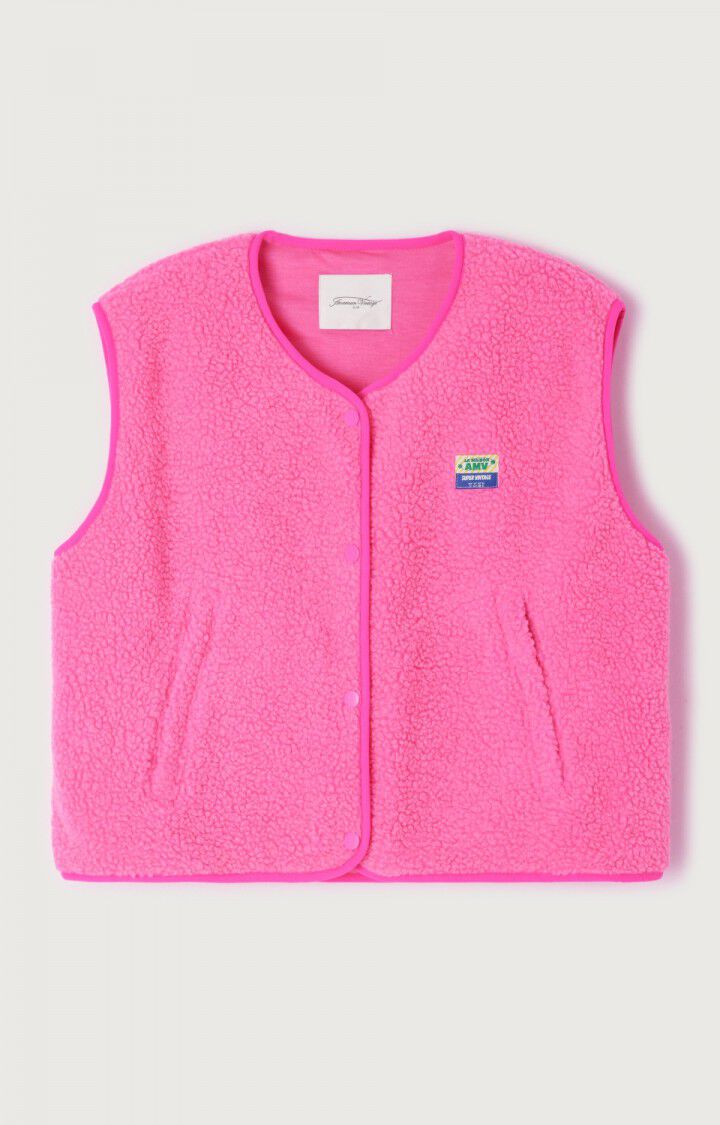 American Vintage Hoktown Gilet - Acid Pink