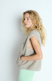 American Vintage Hoktown Gilet - Polar Grey