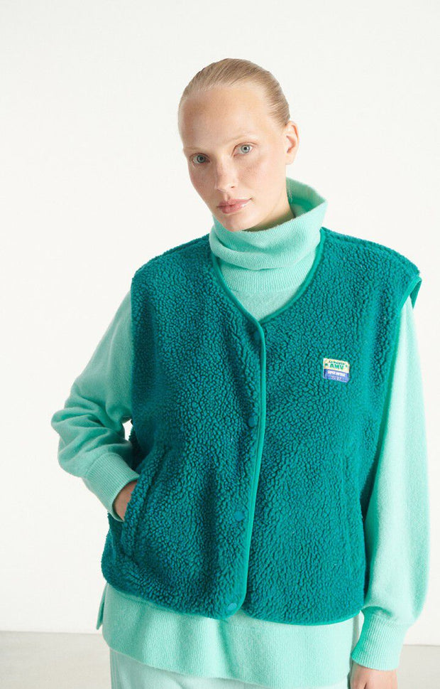 American Vintage Hoktown Gilet - Menthol