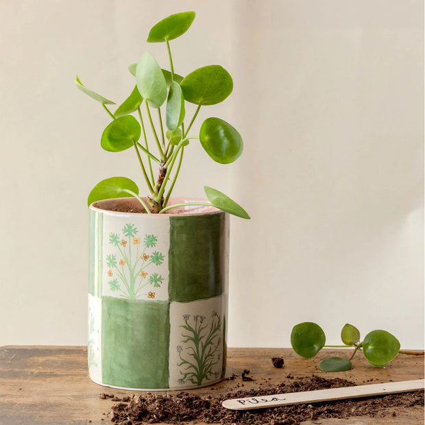Roomytown Everything Stoneware Pot - Herbs