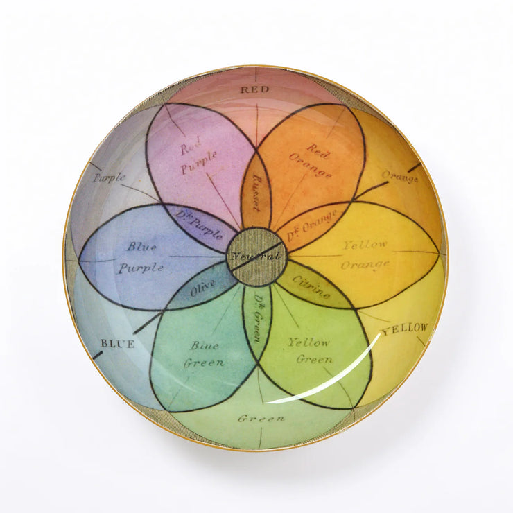 Roomytown Round Enamel Tray - Chroma