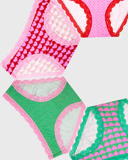 Stripe & Stare Knicker Box - Heart & Soul