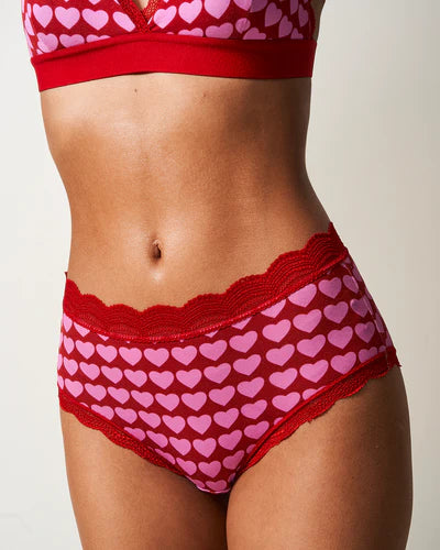 Stripe & Stare High Rise Knicker - Heart & Soul