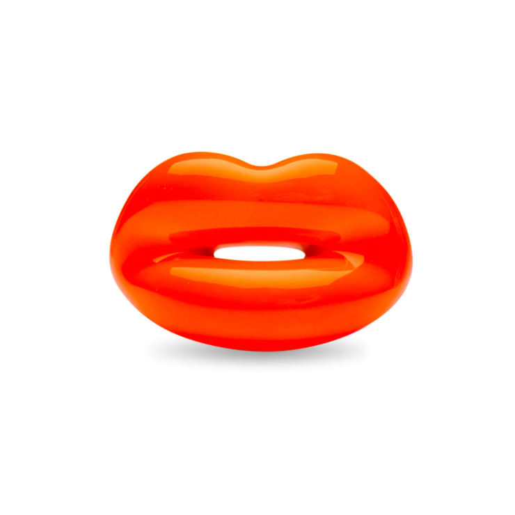 Neon Orange HOTLIPS Ring by Solange