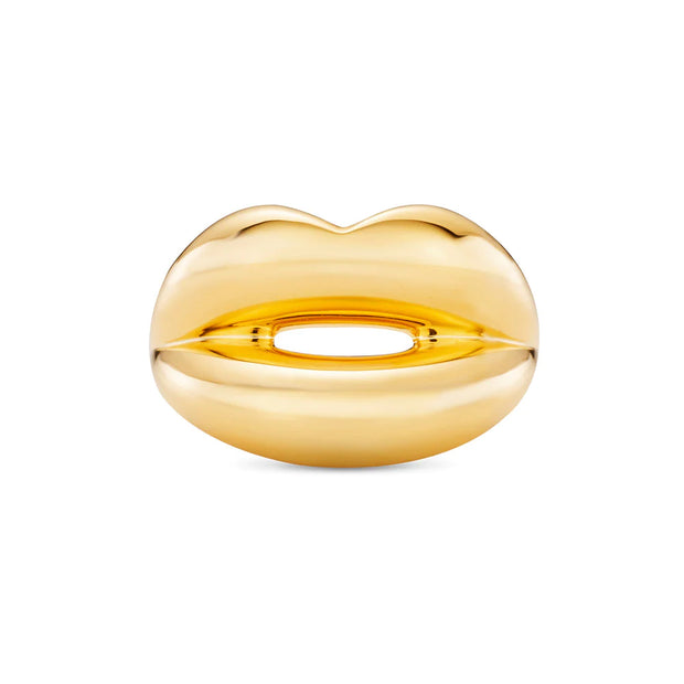 Hot and Gold HOTLIPS Ring by Solange