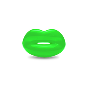 Neon Green HOTLIPS Ring by Solange