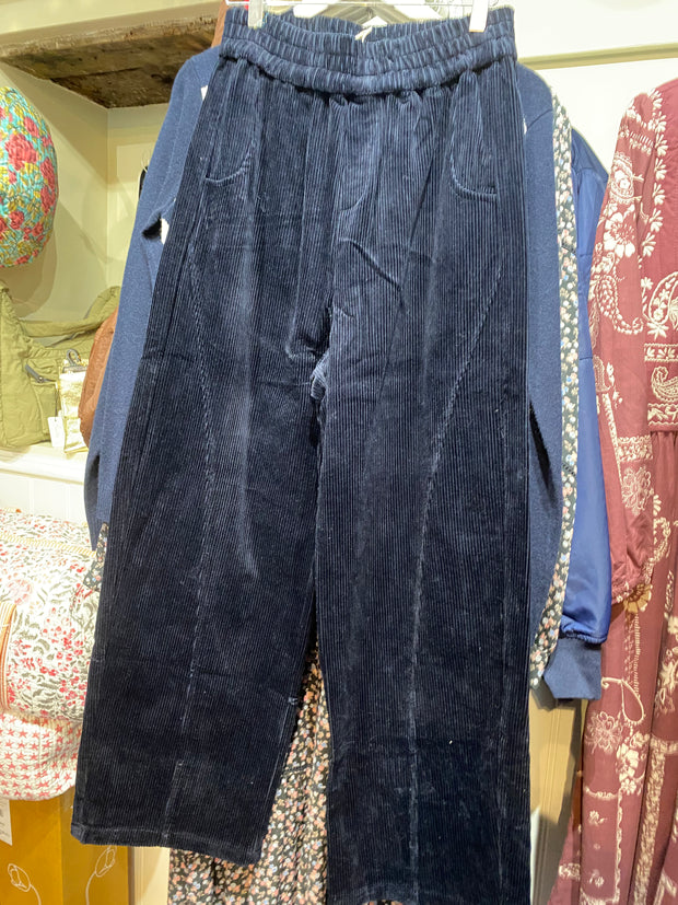 Maison Anana Blue Cord Lilya Trouser