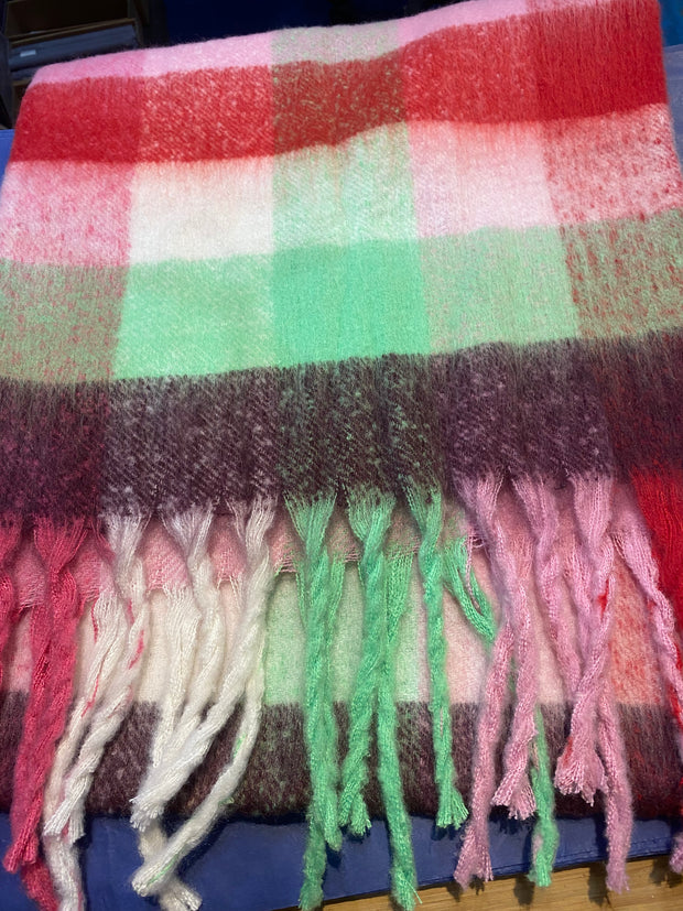 Numph Nusasha Scarf - Fandango Pink