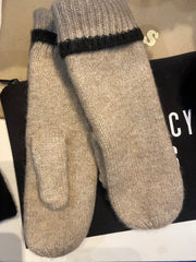 Numph Nuoline Mittens - Grey Morn