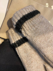Numph Nuoline Mittens - Grey Morn