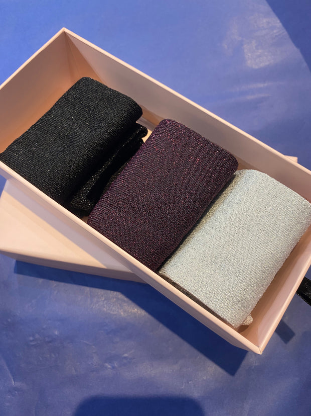 Numph Nukingcity Glitter Socks - 3 Pairs