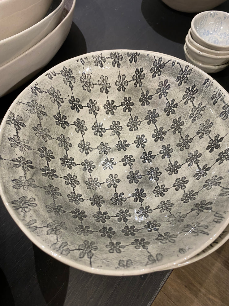 Wonki Ware Patterned Pasta Bowl