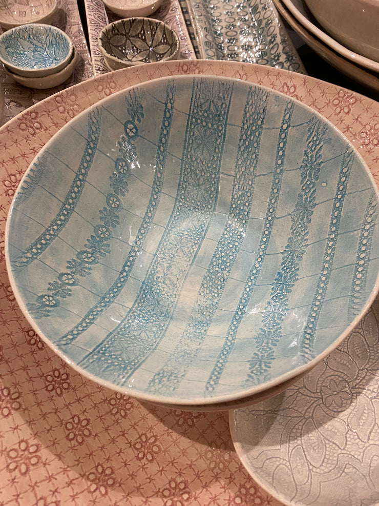 Wonki Ware Patterned Pasta Bowl