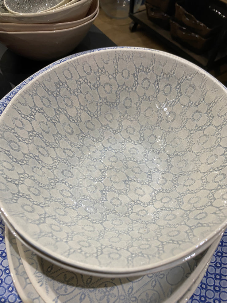 Wonki Ware Patterned Pasta Bowl