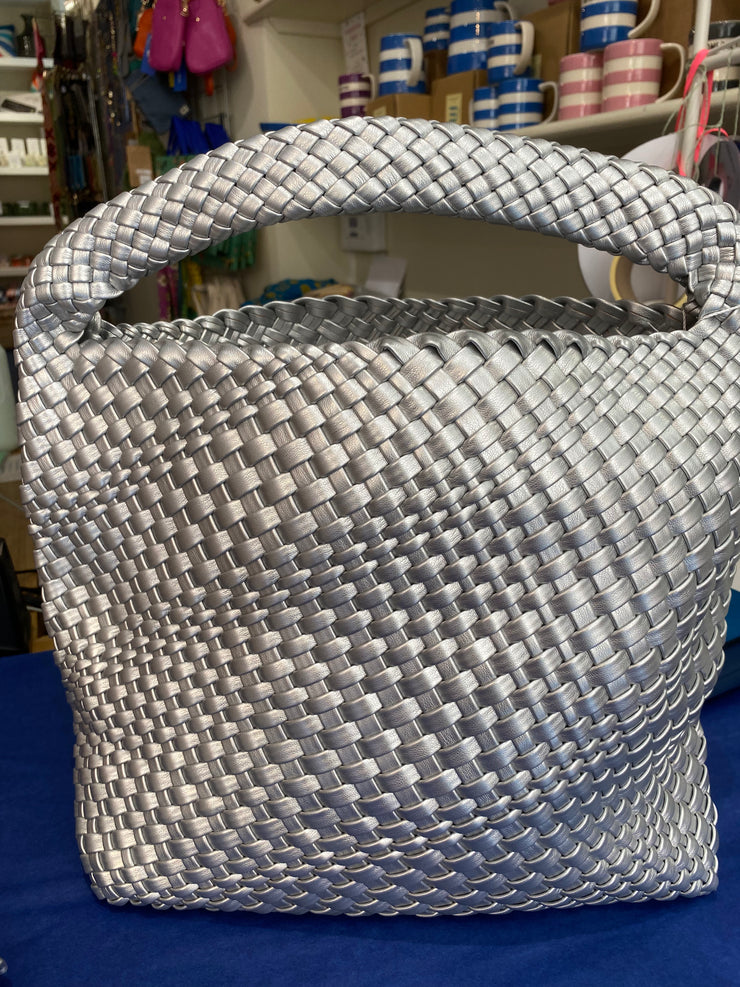 Lila Weave Hand Bag