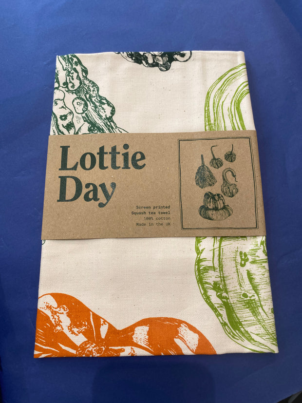 Lottie Day Tea Towel - Squash