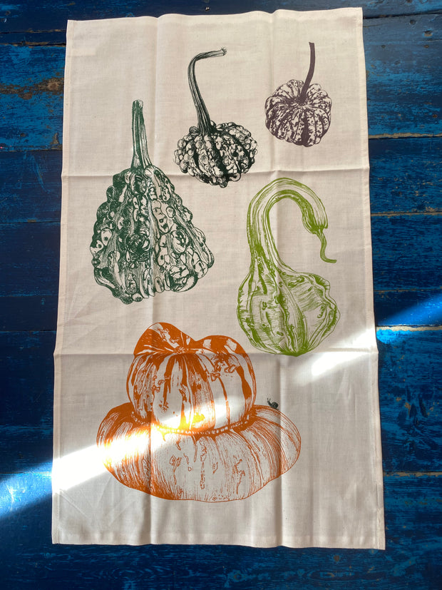 Lottie Day Tea Towel - Squash