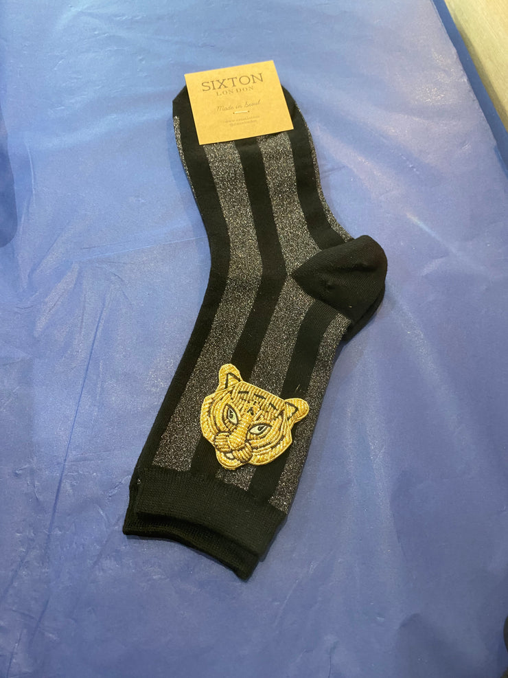 Sixton Berlin Socks with Tiger Pin