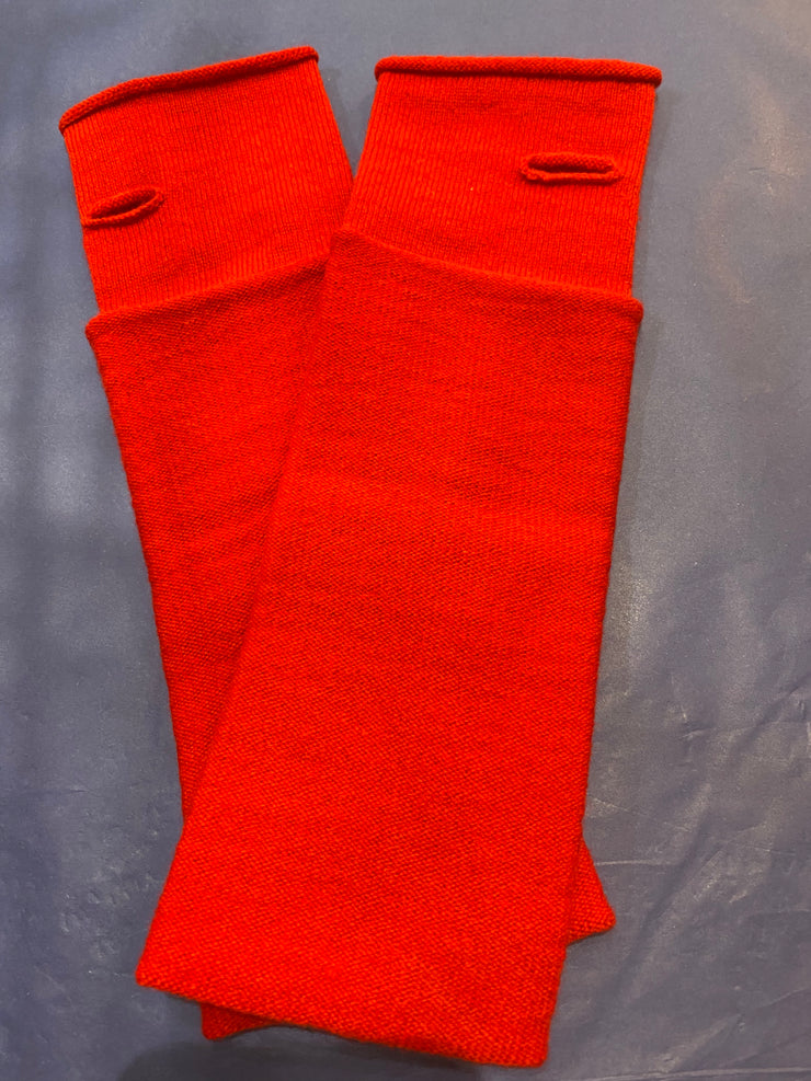 Moray Wark Cashmere Wrist Warmers - Red