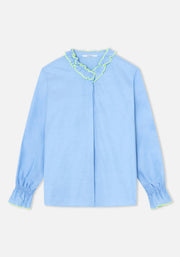 Dr Bloom Sonic Blouse in Blue