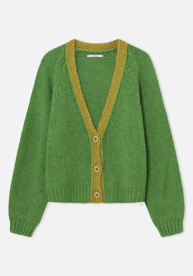 Dr Bloom Cocoon Cardigan - Green