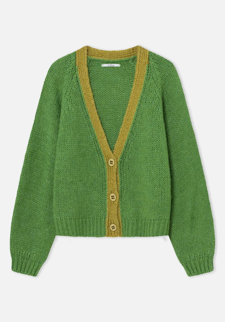 Dr Bloom Cocoon Cardigan - Green