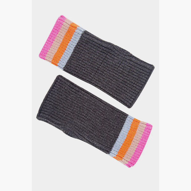 Dollie Striped Wrist Warmers