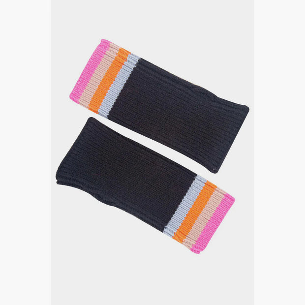 Dollie Striped Wrist Warmers