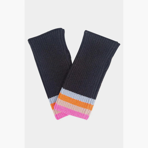 Dollie Striped Wrist Warmers