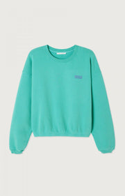 American Vintage Izubird Sweatshirt - Vintage Green Aqua