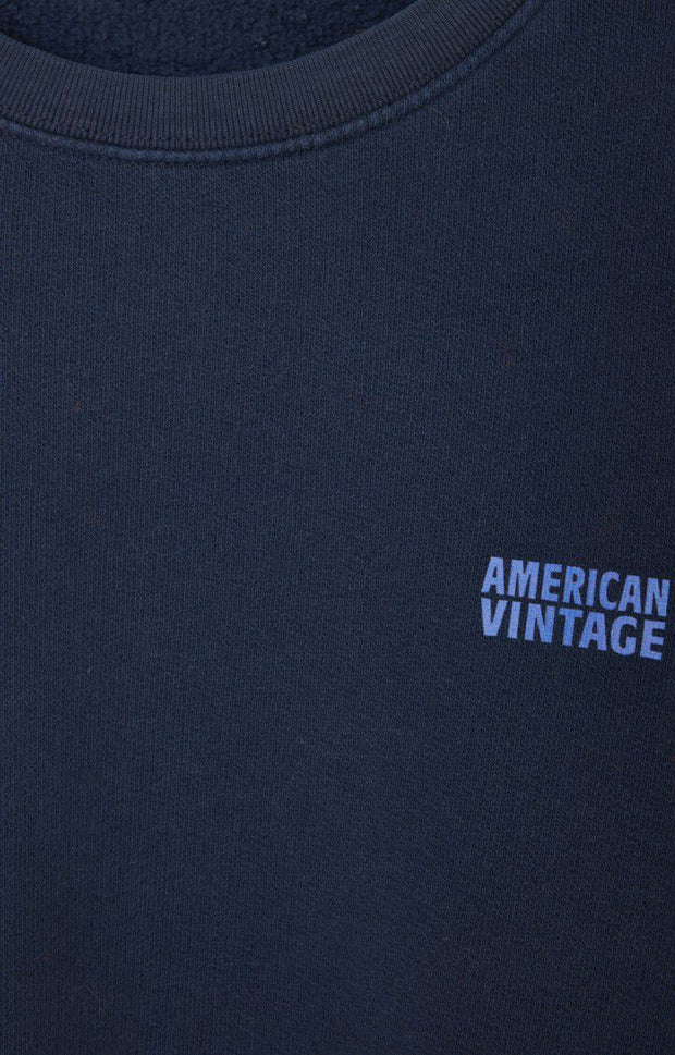 American Vintage Izubird Sweatshirt - Vintage Navy