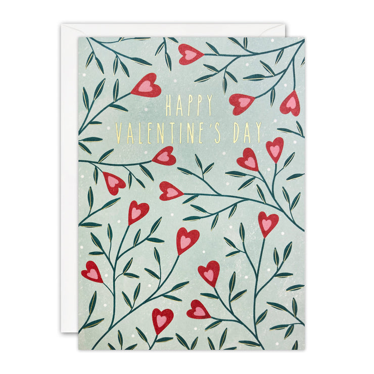 James Ellis Valentines Heart Pattern Card