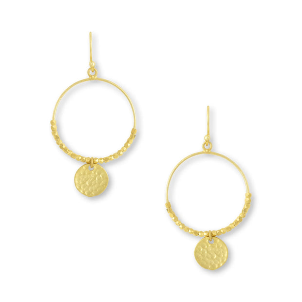 Ashiana Dominique Mini Gold Hoop Earrings