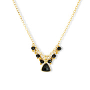 Ashiana Lacey Neckace in Black